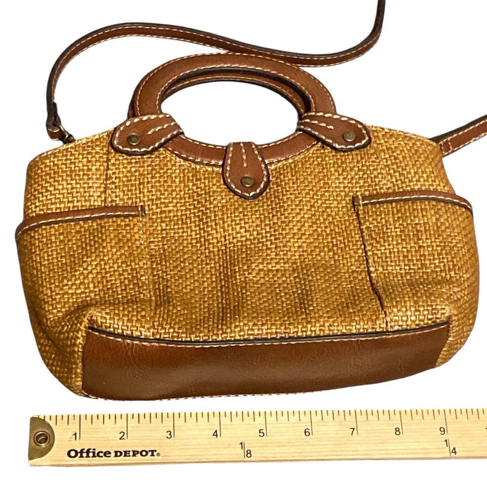 Fossil Tan Woven Mini Bag - Picture 6 of 6
